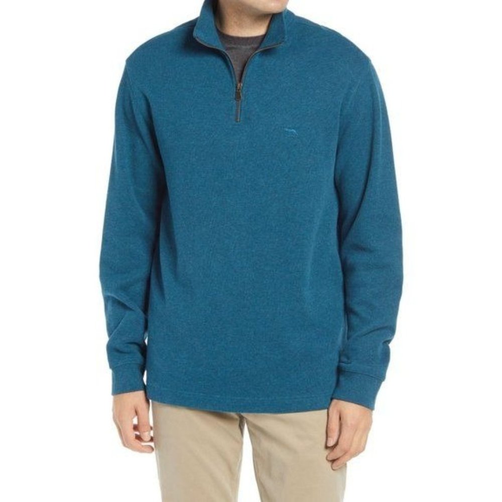 Rodd & Gunn Alton Ave Pullover Sweatshirt Teal Blue XL